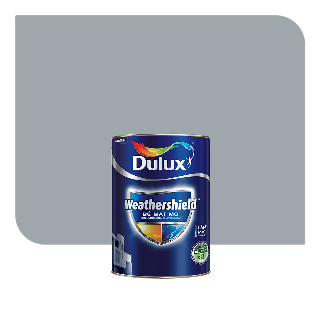 Sơn ngoại thất - Cao cấp - Dulux Weathershield - Bề mặt mờ - 1L