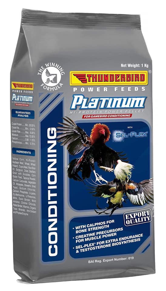 Cám thunderbird platium dành cho gà chế độ đá 1 kg
