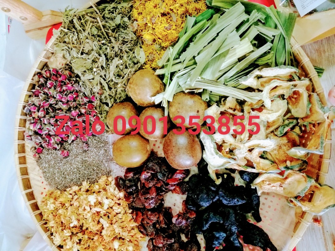 COMBO 5 SÉT ĐẦY ĐỦ TRÀ SÂM BÍ ĐAO LA HÁN QUẢ (110G/SÉT/4-5L)