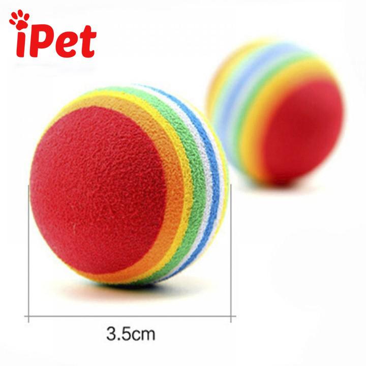 Đồ chơi cho mèo Quả bóng bằng mút cho mèo vớn bắt cào móng - Phụ Kiện Cho Thú Cưng