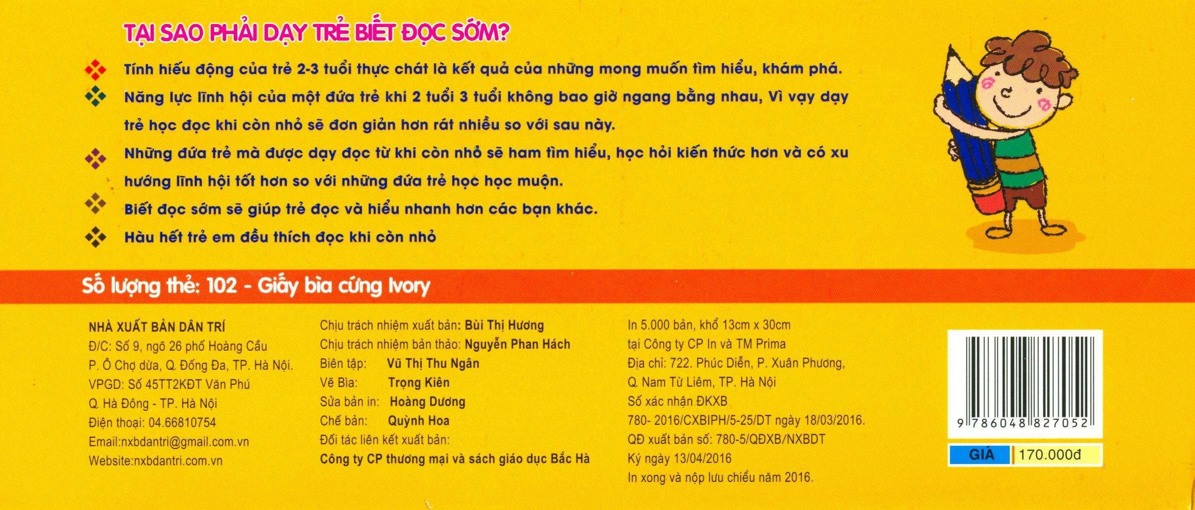 Flash Card Tiếng Việt - Từ Đơn (Tái Bản 2016) - Thành Luân,Công Cát