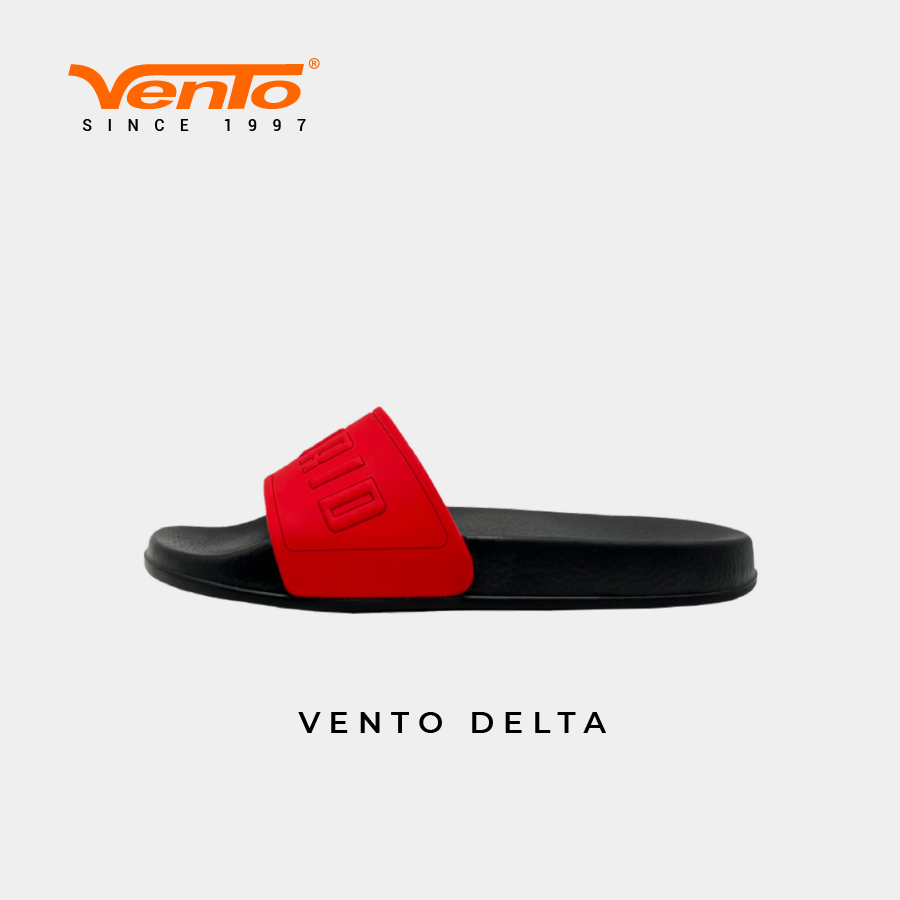 [VENTO CHÍNH HÃNG] [MẪU MỚI 2023] Dép SLIDE VENTO DELTA màu Đen cho Nam/Nữ [Full Size 36-44]