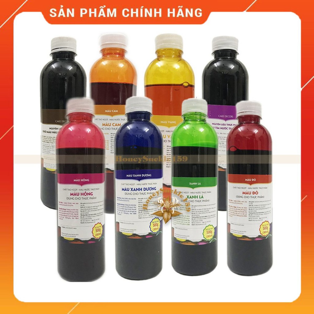 Mầu thực phẩm an toàn chọn mầu 500g