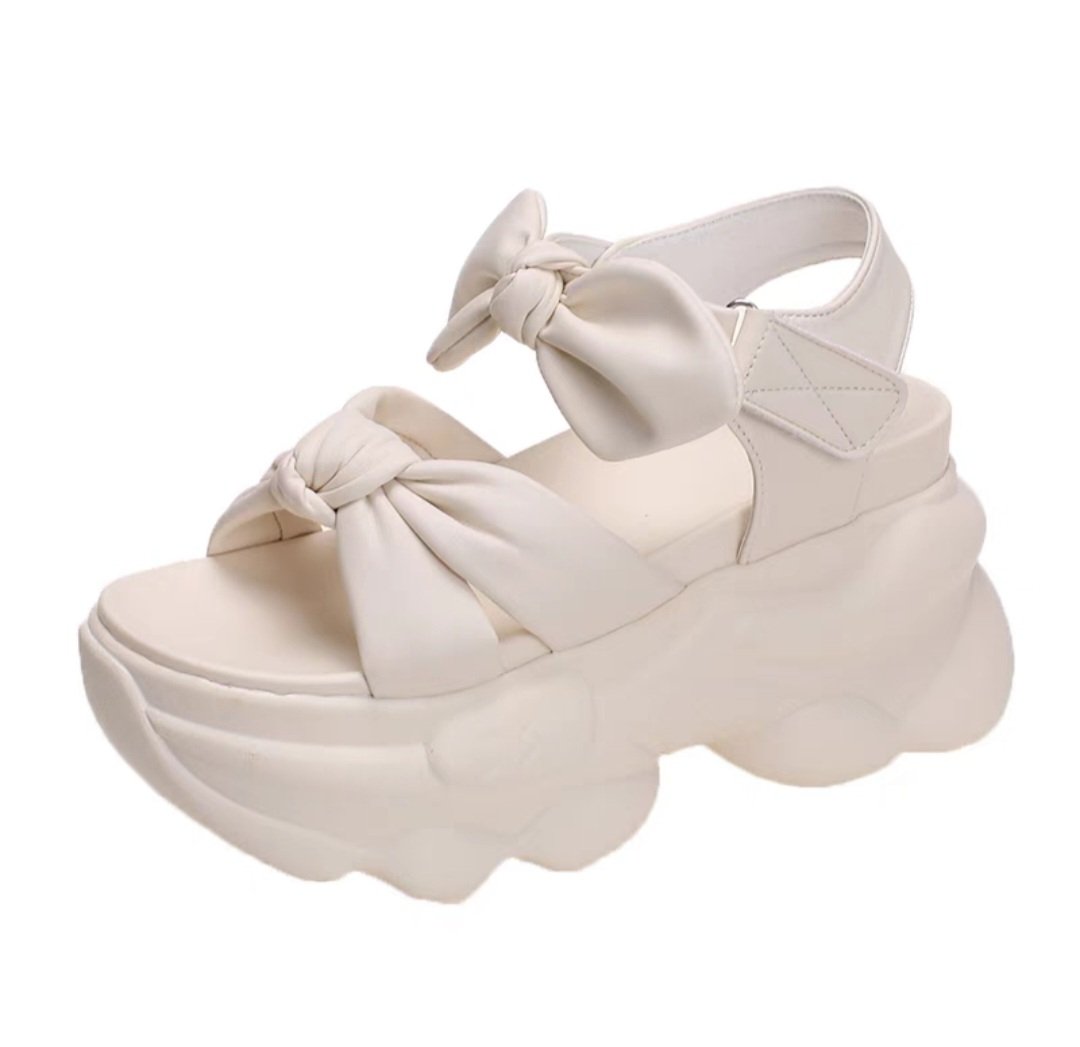 SANDAL BM QUAI NƠ HÀNG CAO CẤP
