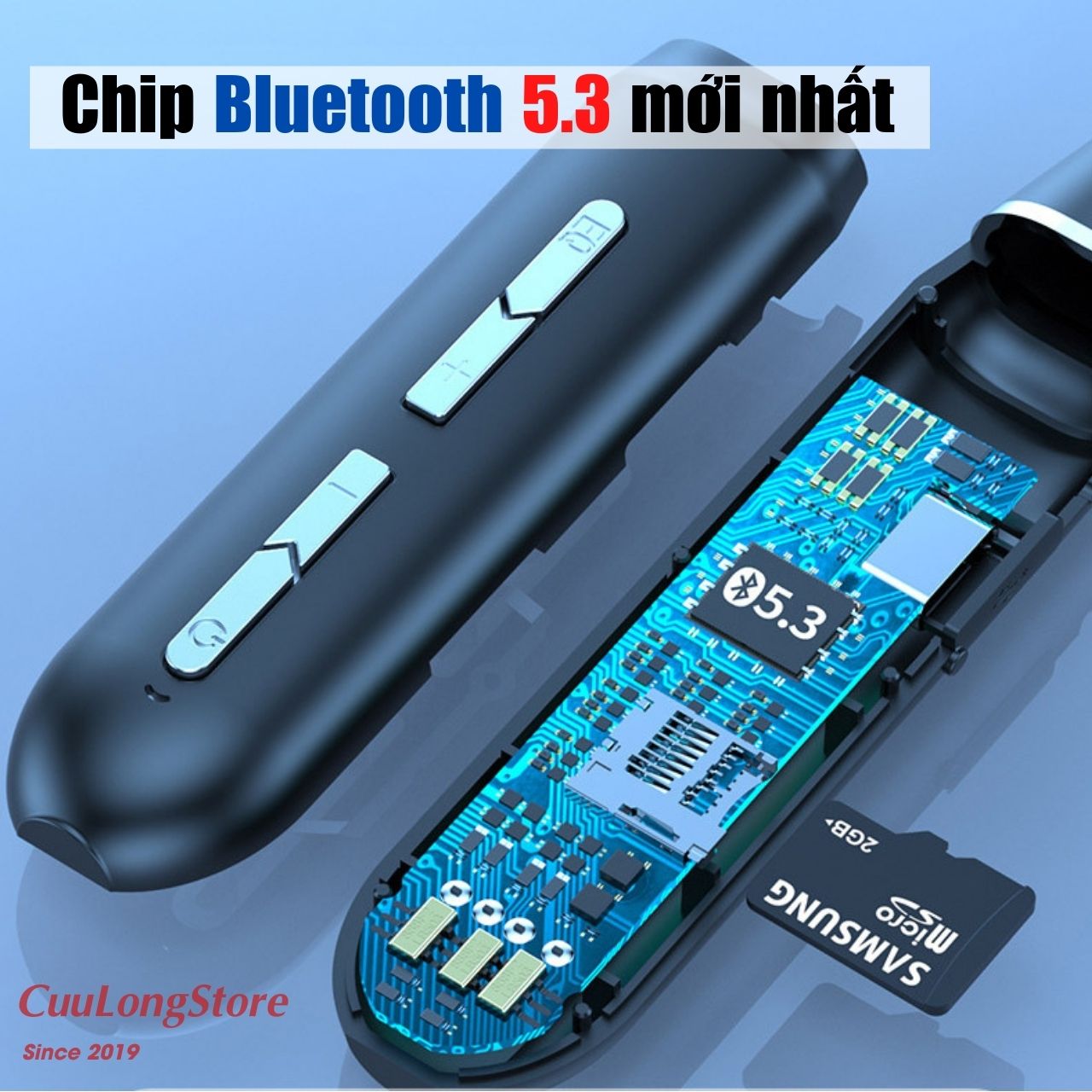 Tai Nghe Bluetooth 5.3 Không Dây Đeo Cổ nhét tai thể thao gaming pin trâu màn Led kỹ thuật số âm thanh 9D Super Bass lọc nhiễu chống ồn