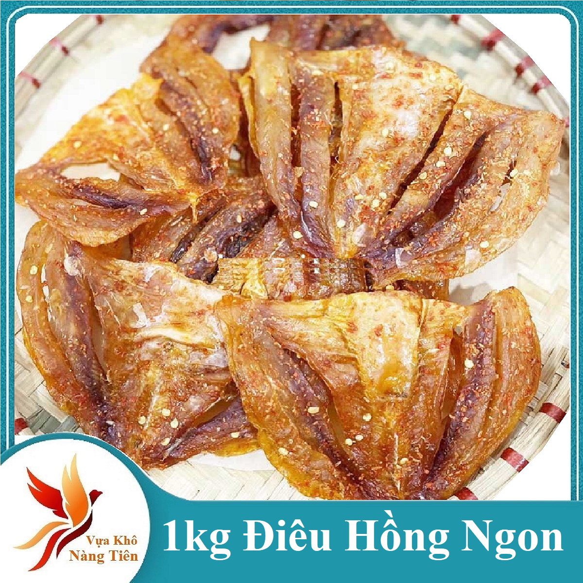 Khô cá diêu hồng 3 nắng xẻ lóc xương- vựa khô nàng tiên