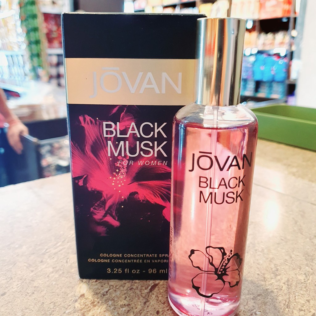 Nước hoa nữ Jovan Black Musk Cologne Concentrate spray 96ml (Mỹ)