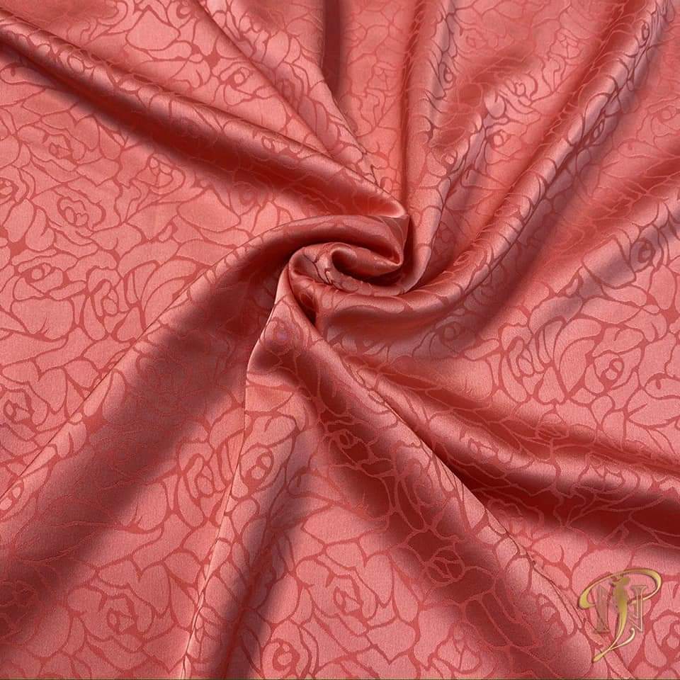 (2m x 1.5m) Vải Lụa Hoa Hồng Cao Cấp Loại 1