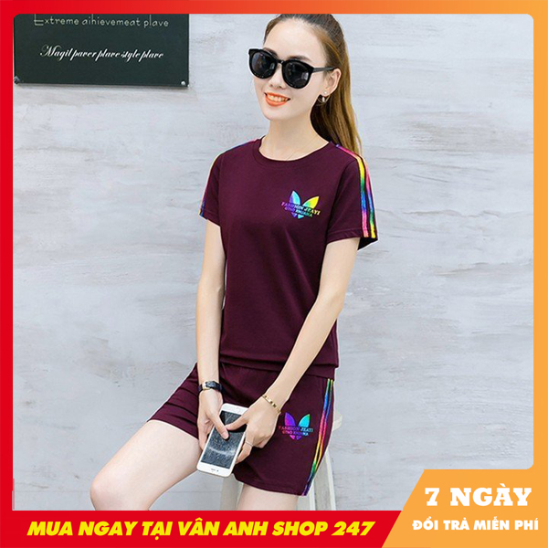 [HCM]Bộ thể thao Adidas 3 sọc ngắn