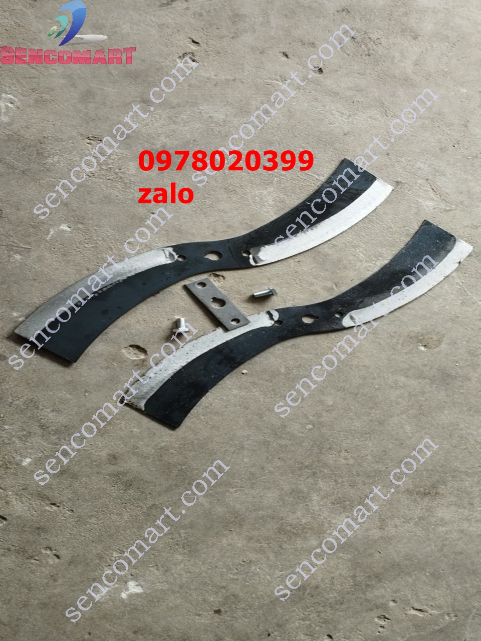 Dao dài 50cm lắp máy băm cỏ voi , thái chuối lát