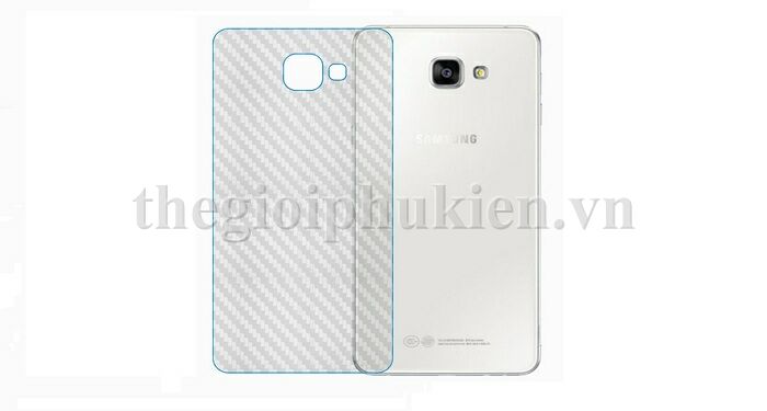 Miếng dán vân Carbon, các bon mặt lưng cho Samsung Galaxy A9 pro 2016