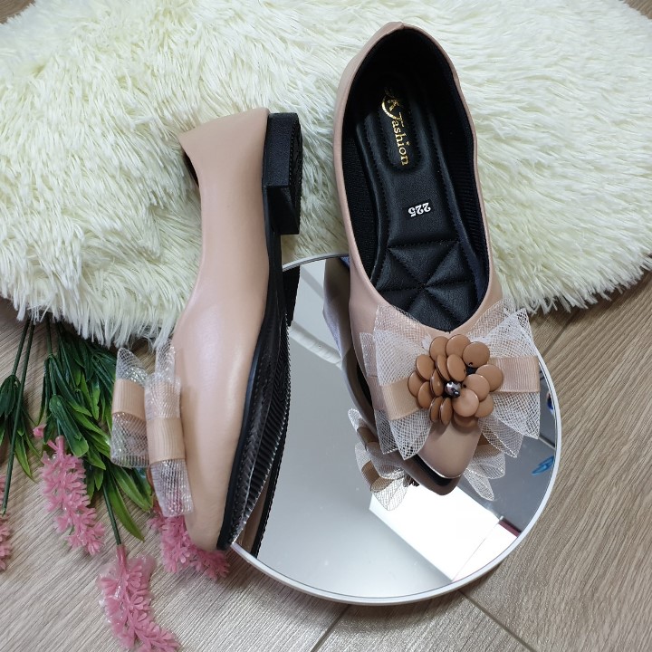 [HCM]GIÀY BÚP BÊ NƠ LƯỚI