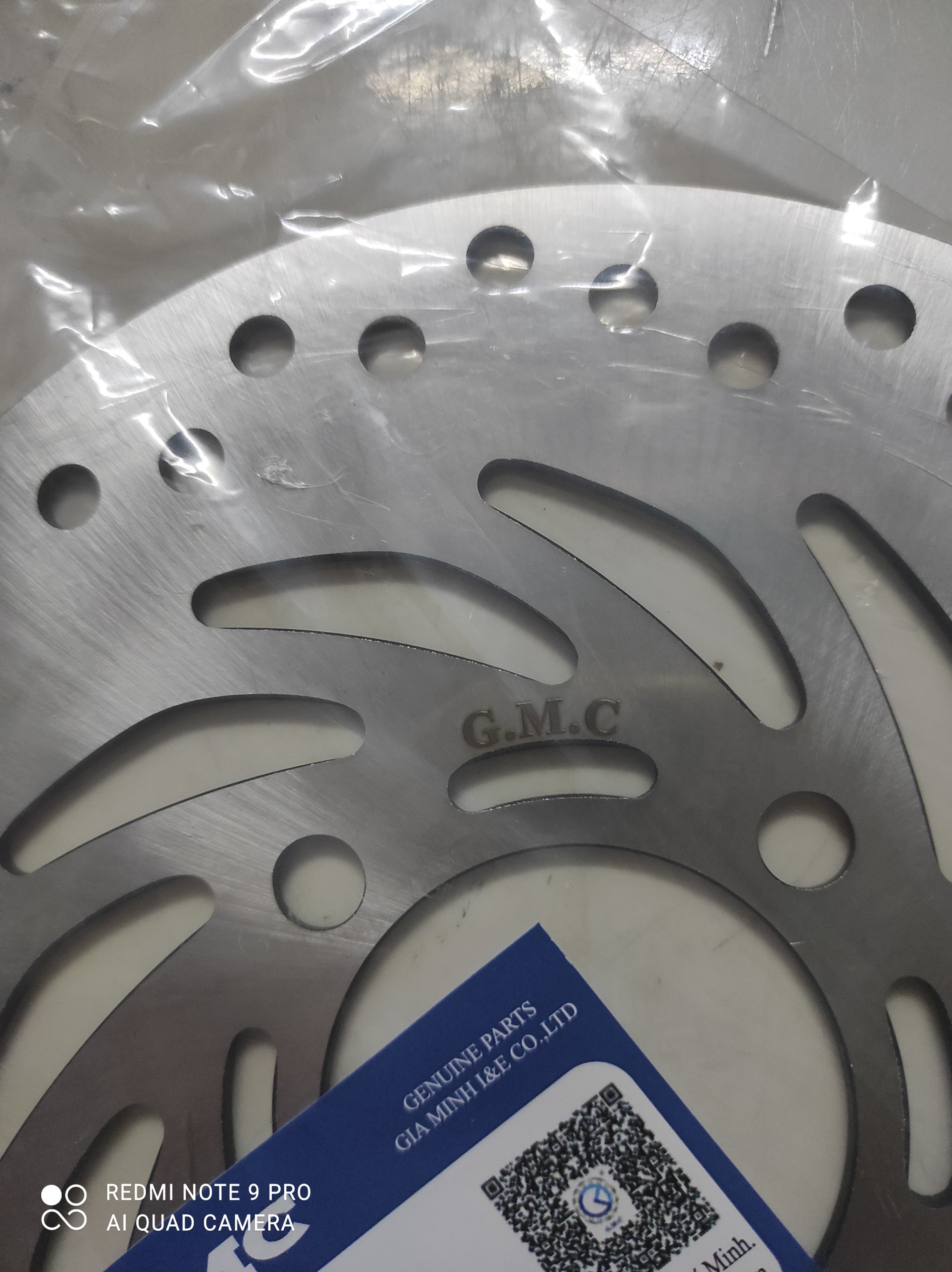 Đĩa thắng trước xe máy Air Blade, SH 4 lỗ bắt ốc