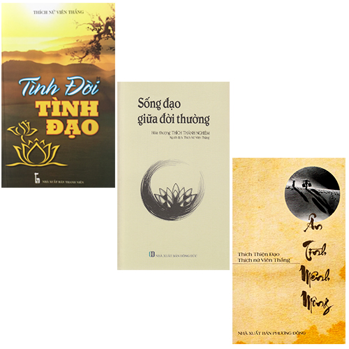 Sách - bộ 3 cuốn thích nữ viên thắng: sống đạo giữa đời thường + sống đạo giữa đời thường + tình đời tình đạo