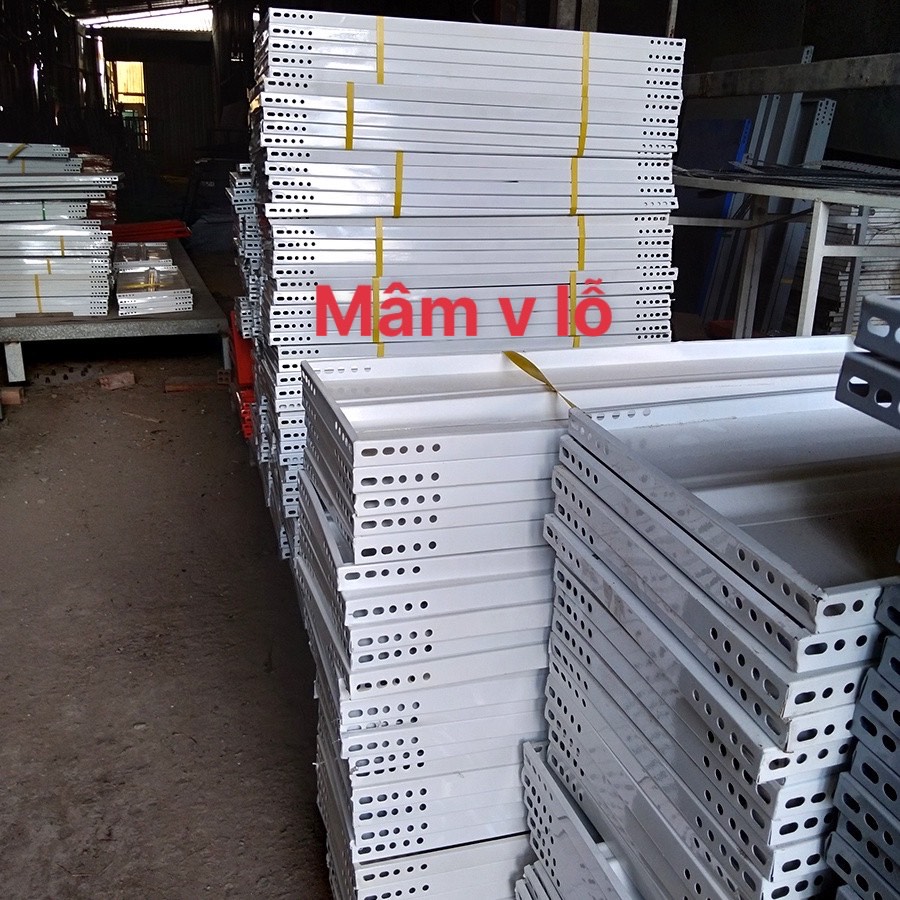 Mâm sắt - láp ráp kệ đa năng màu sám ( đủ kích thước) ráp kệ sắt đa năng V3, V4