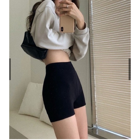 Quần Legging Lửng Nữ Cạp Chun Co Giãn Dáng Lửng