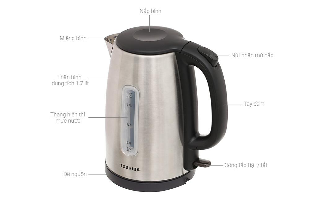 Bình đun siêu tốc Toshiba KT-17SH1NV