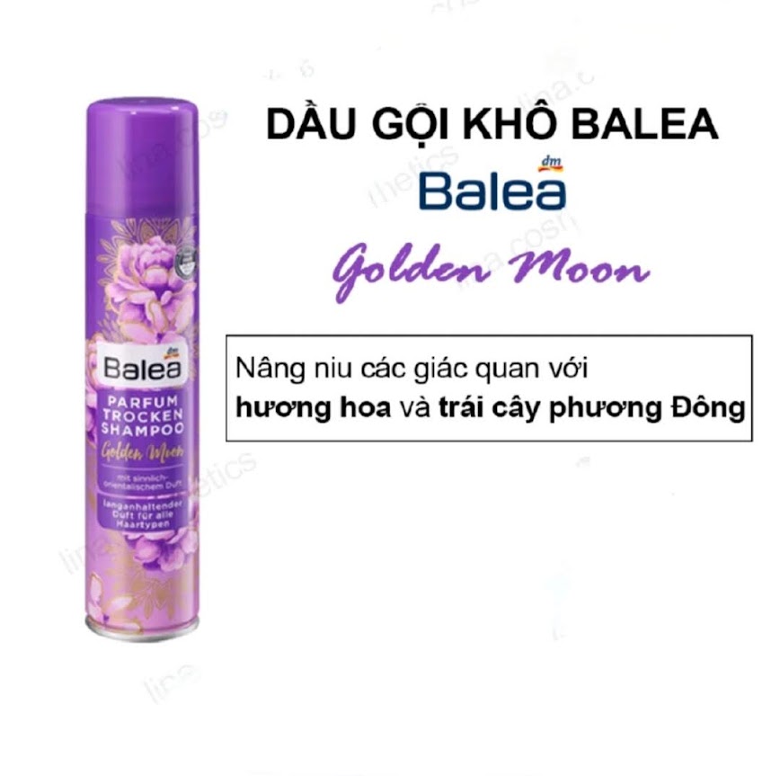 Dầu gội khô dạng xịt Balea Đức 200ml Các màu