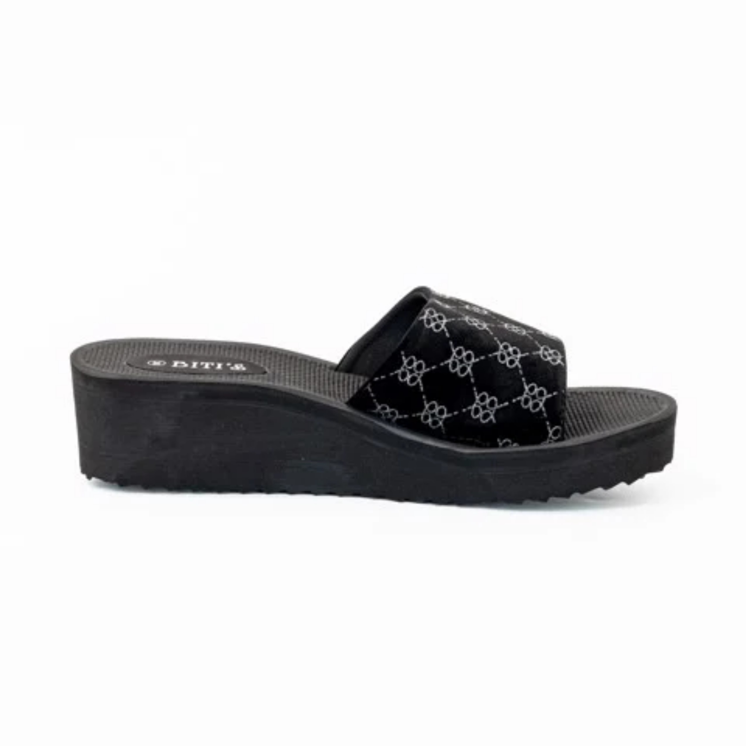 Dép Xốp Nữ Đế cao 5cm  BXW002700DEN