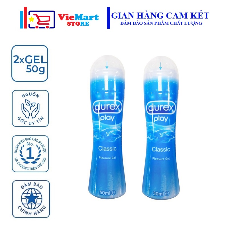 Bộ 2 Gel bôi trơn Durex Play Classic 50ml / chai