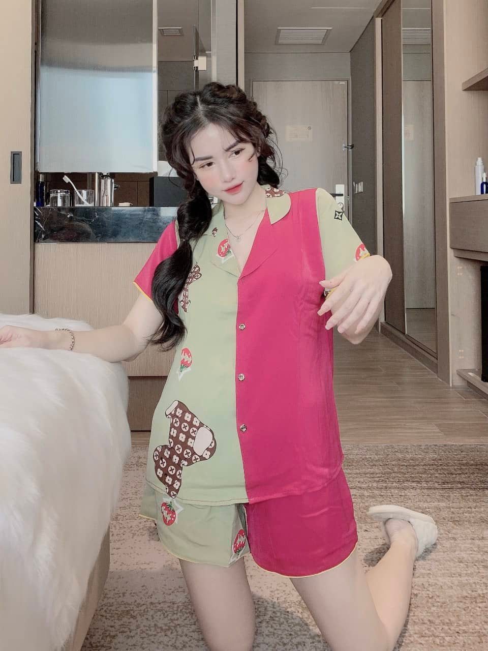 Bộ đùi mango mặc nhà siêu xinh