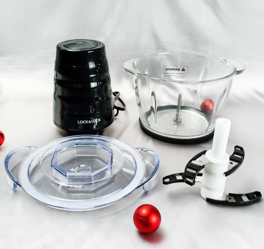 Máy Xay Thịt Cối Thủy Tinh Lock&Lock Meat Chopper EJM156BLK 1 Lít