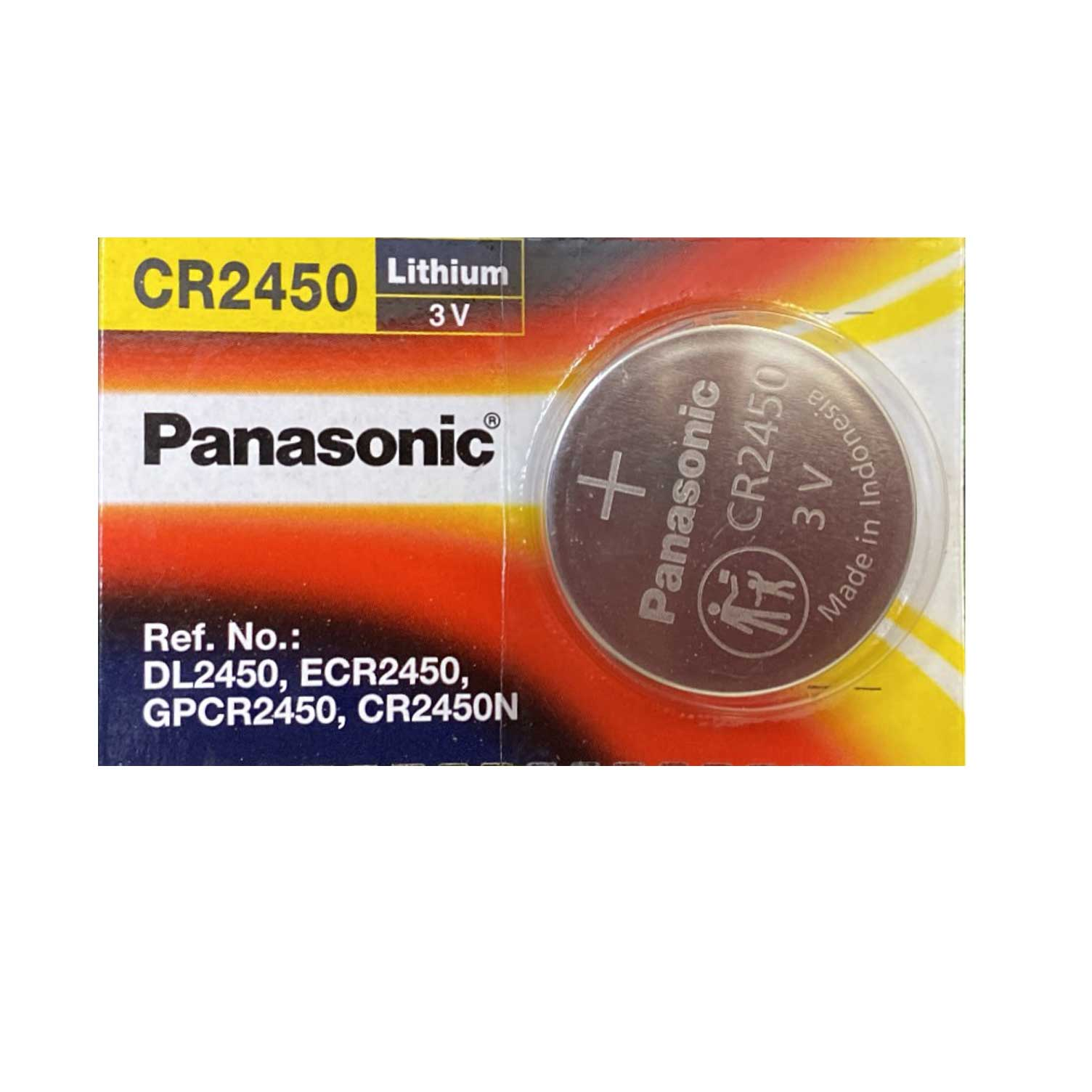 Pin cúc CR2450 Panasonic 3V Lithium Chính Hãng
