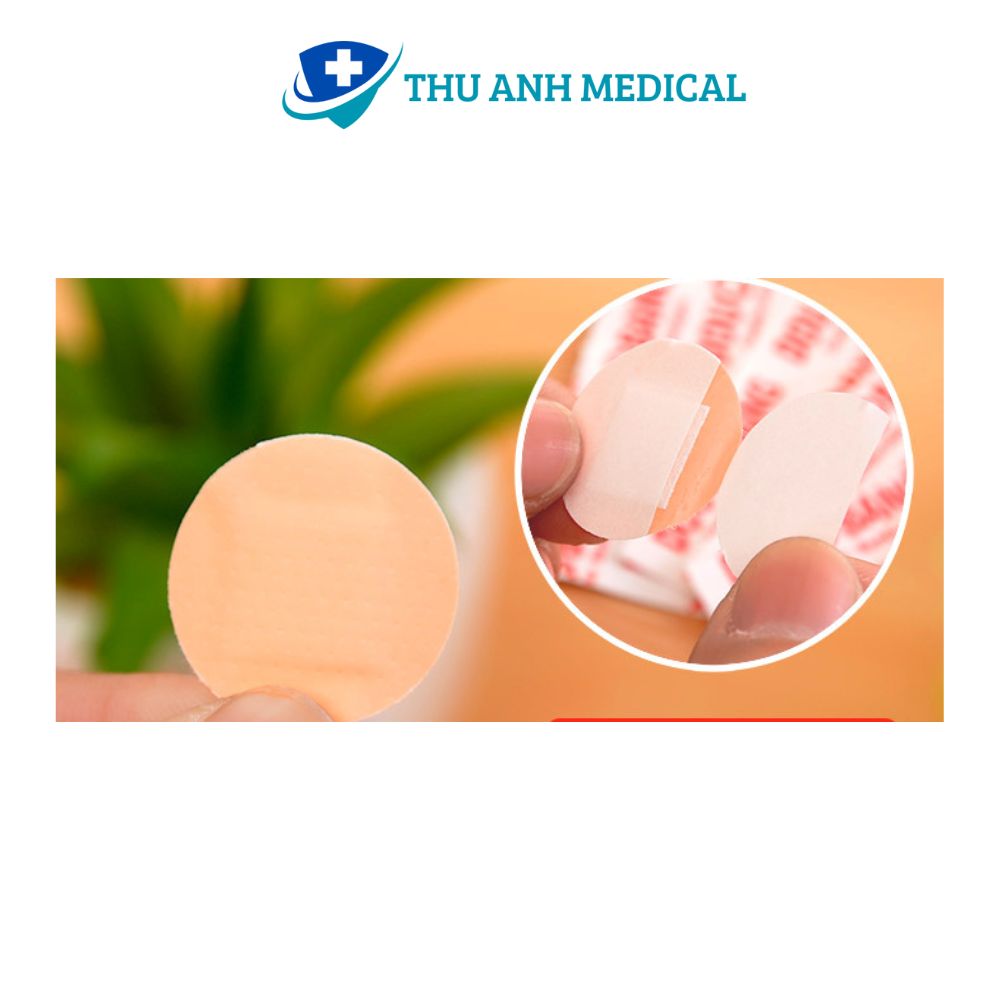 COMBO 100 MIẾNG DÁN CẤY CHỈ BANDAGE - BĂNG KEO TRÒN DÁN MINI ĐA DỤNG