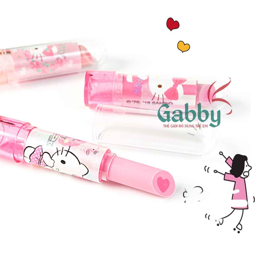SET GÔM HÌNH THỎI SON (HELLO KITTY/ PRINCESS) - GABBY STORE