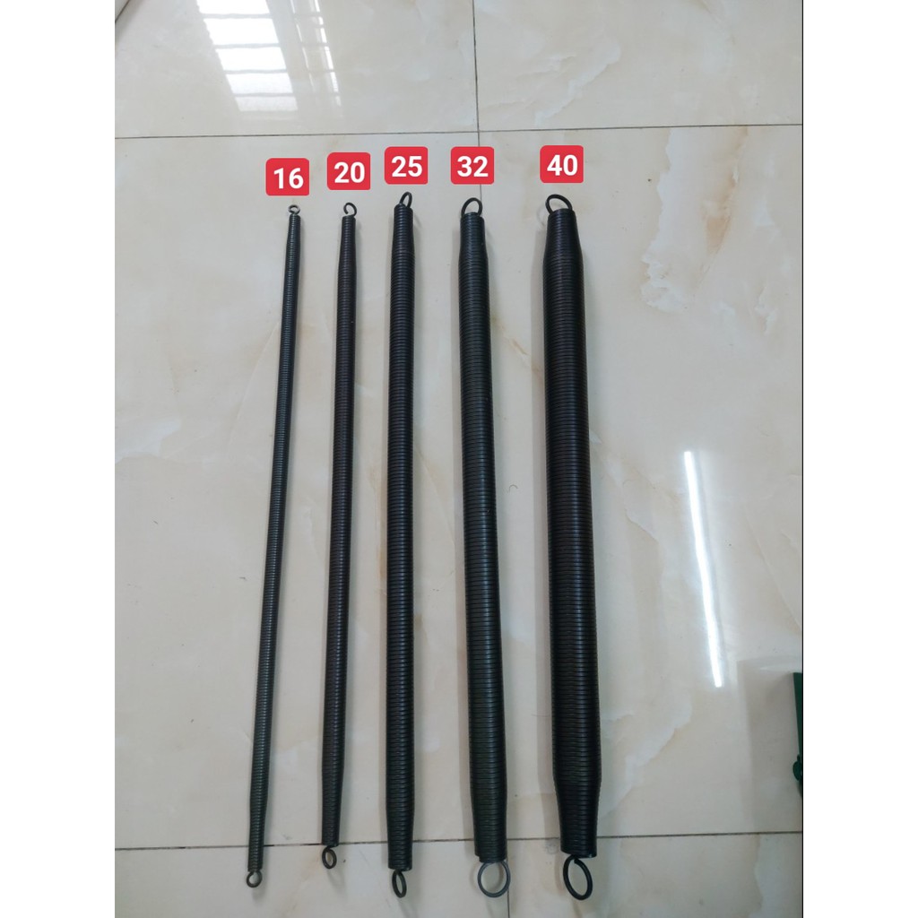 Uốn Ống Ghen Nhựa PVC Lò Xo Màu Đen Loại Mềm Uốn Rất Dễ Dàng Phi 16-20-25-32-40