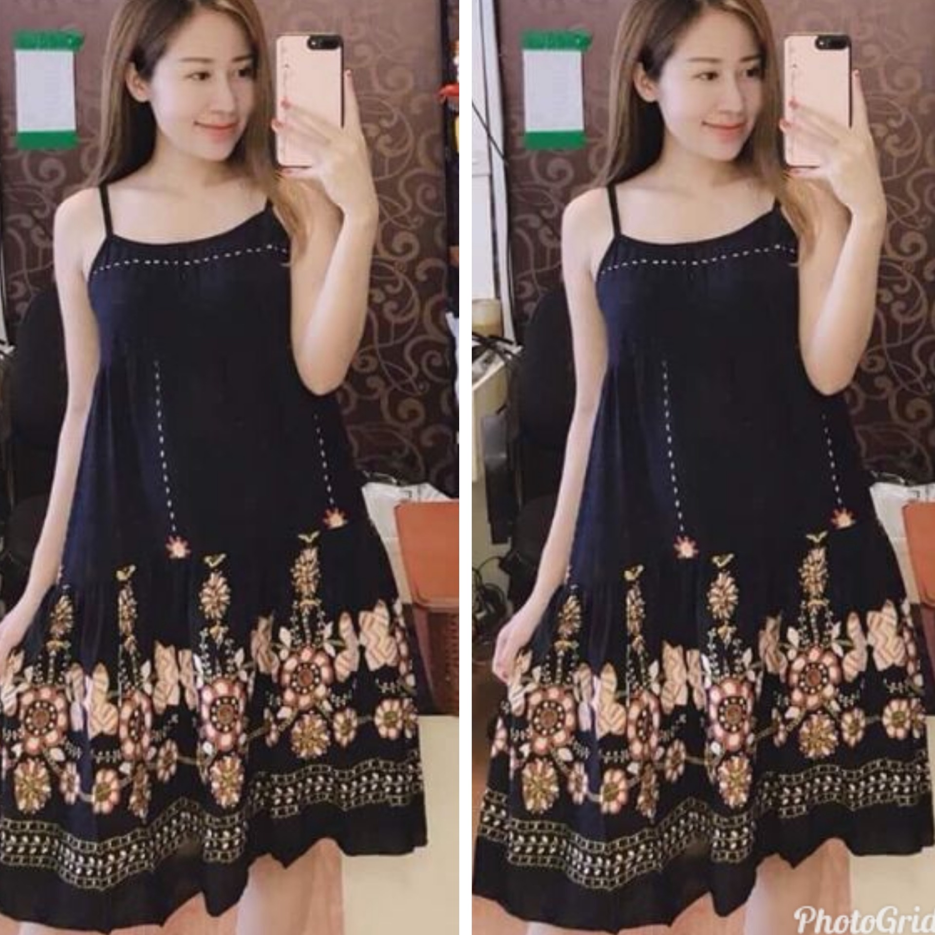 Váy bầu lanh rẻ, đẹp, mát