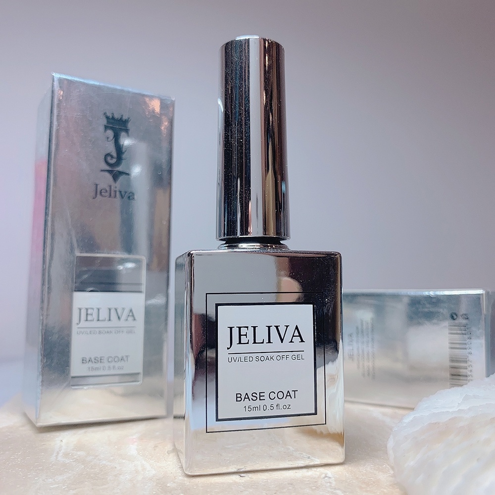 Base Top JELIVA làm cứng móng 15ml HOT SALE