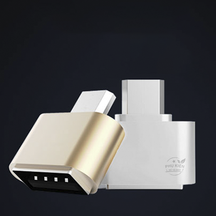 [HCM]Đầu chuyển đổi từ USB 2.0 sang Micro USB (Trắng)