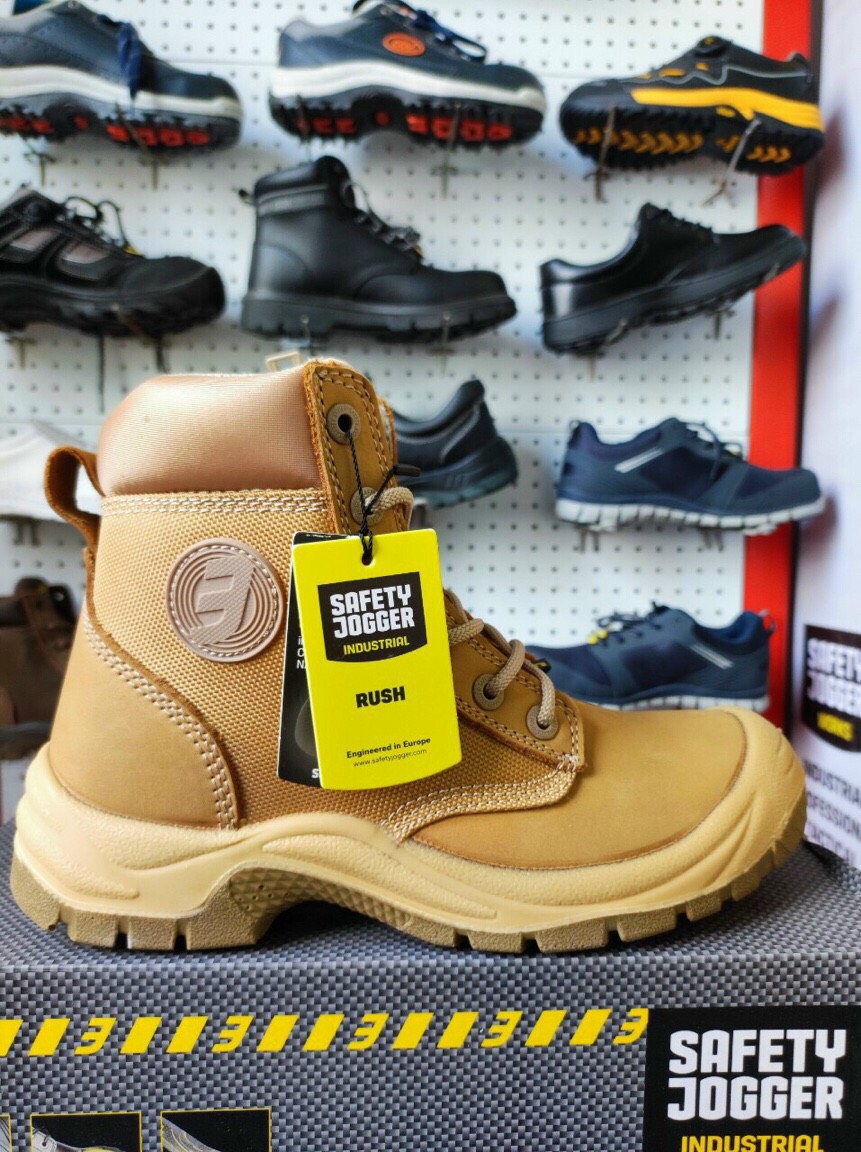 Giày Bảo Hộ Lao Động Safety Jogger Rush Camel