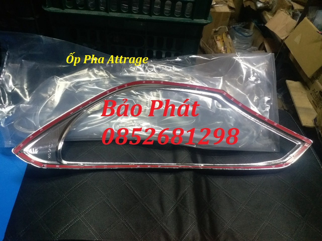 Ốp viền đèn pha + hậu attrage