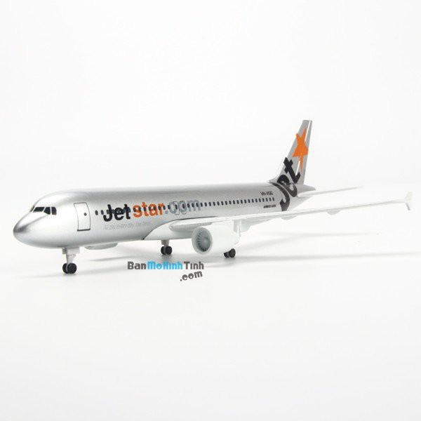 [HCM]Mô hình máy bay Jetstar Airways Airbus A320 20cm Everfly