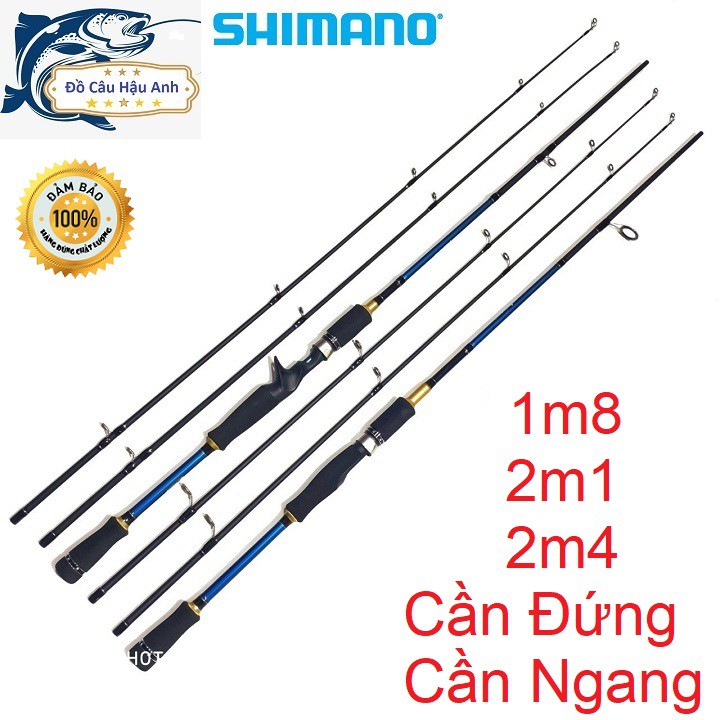 Cần câu lure 2 ngọn Shimano, cần câu cá chuyên lure