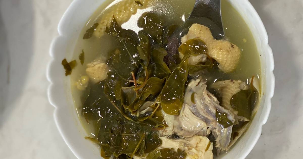 Lá giang tươi nấu canh chua