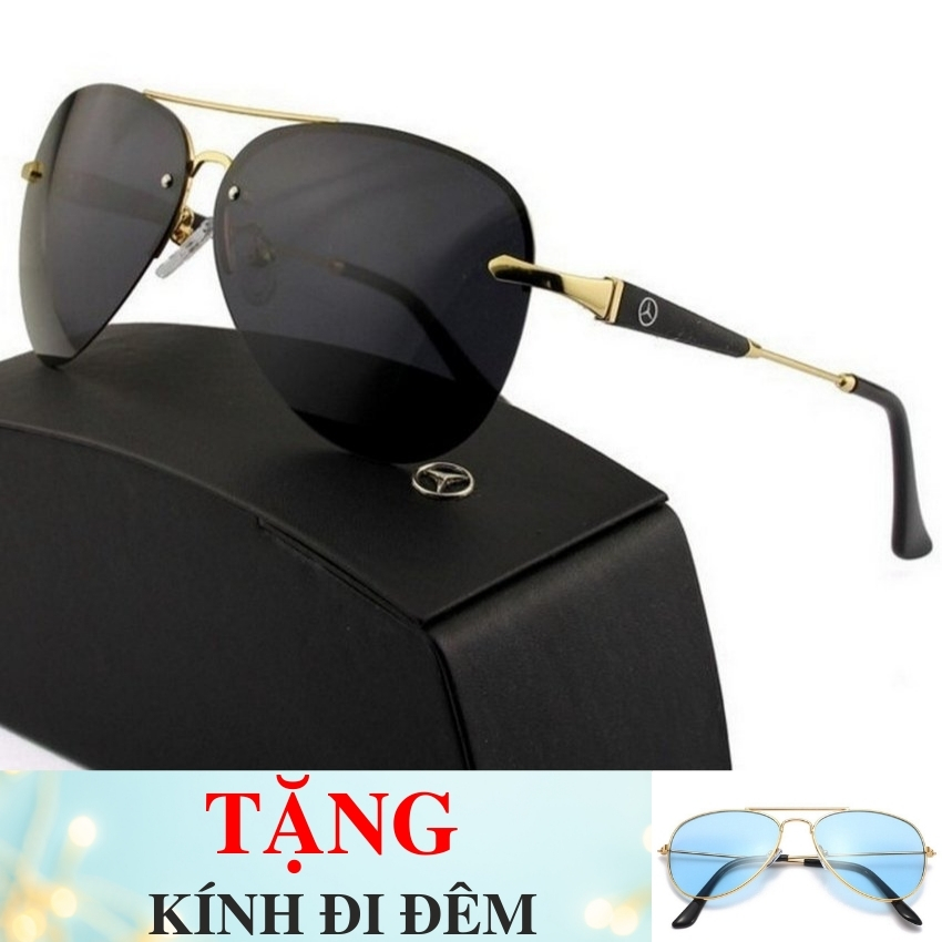 Kính mát nam cao cấp Mec +Tặng kính đêm