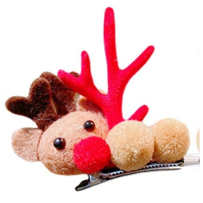 Kẹp Tóc Noel, bờm tóc, phụ kiện tóc phong cách Hàn Quốc cho bé gái, Kubshop, Kẹp tóc Noel quà tặng cho bé, nhân dịp Giáng Sinh 2021
