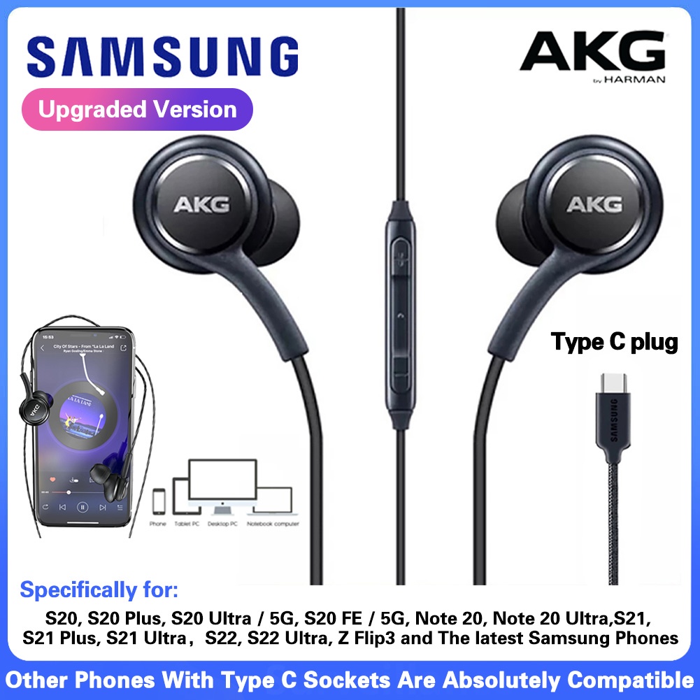 Tai nghe nhét tai dùng chp các máy samsung S8 S9 S10 S20 S21 S22 Note 8 Note 9 Note 10 Note 20 jack type C - 3.5mm