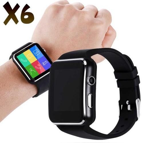 【Bản Quốc Tế】Đồng Hồ Thông Minh Smartwatch Cao Cấp X6 Màn Hình Cong, Thiết kế thời thượng, hiện đại, thông minh - Chống nước IP66 - Gọi điện nghe nhạc trực tiếp - Thông báo tin nhắn, Kết nối dễ dàng, BH 1 đổi 1