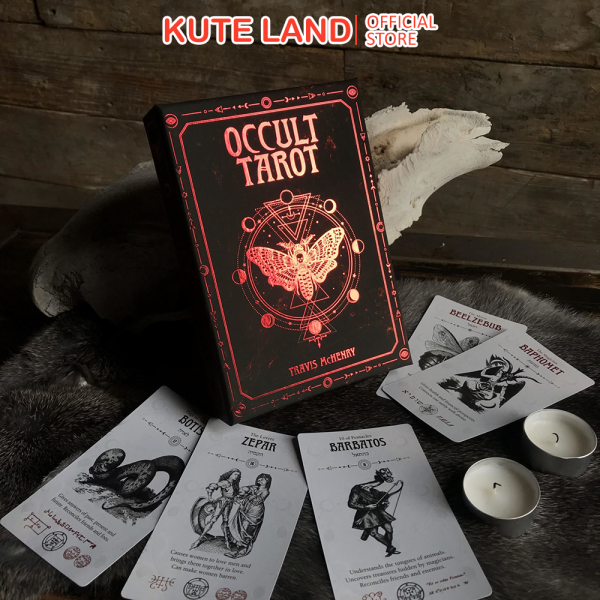 Bài Tarot The Occult 78 Lá Bài Tặng File Tiếng Anh Và Đá Thanh Tẩy