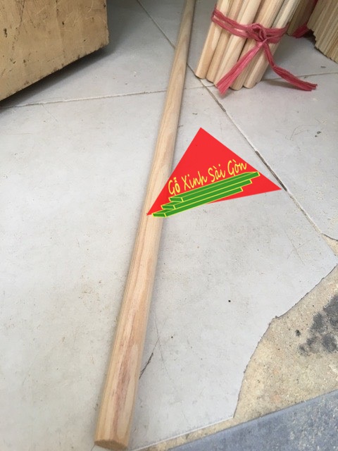 [HCM]Thanh gỗ tròn dài 50cm đường kính 2cm