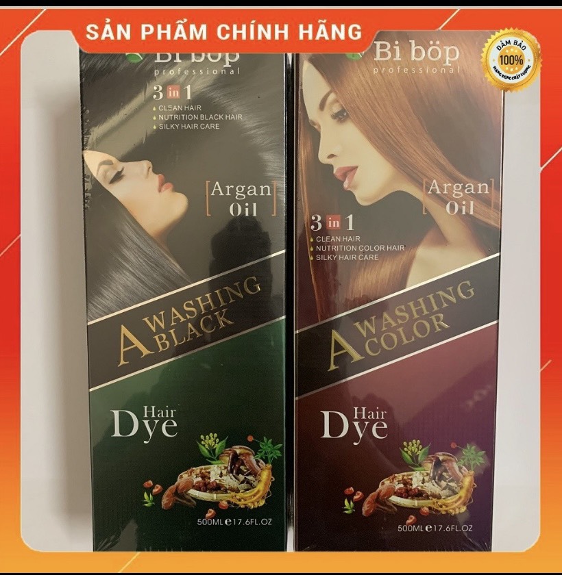 ✅[CHÍNH HÃNG] DẦU GỘI PHỦ BẠC ĐEN (NÂU) TÓC BIBOP NHẬT BẢN - GỘI LÀ ĐEN TÓC ( NÂU TÓC )
