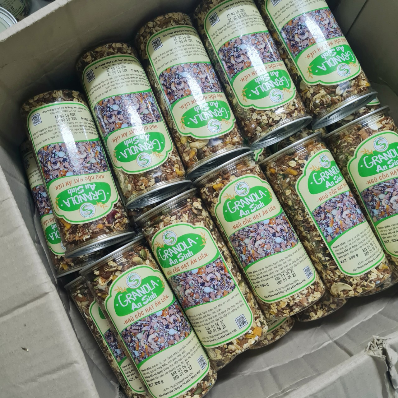 Mix Granola An Sinh Siêu Hạt (Ngũ Cốc Hạt Ăn Liền)
