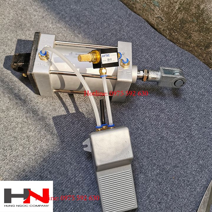 bộ xi lanh và bàn đạp chế máy đột dập nhôm