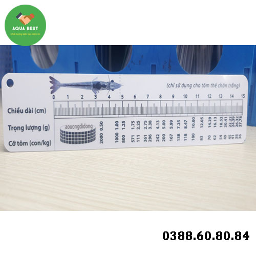 [Chính Hãng] Thước đo chiều dài tôm,Thước đo tôm,Thước đo size tôm, Thước đo kích thước tôm