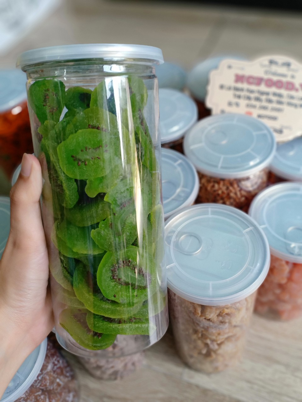 Kiwi Sấy Dẻo hủ pet 500gr (NCFOOD)