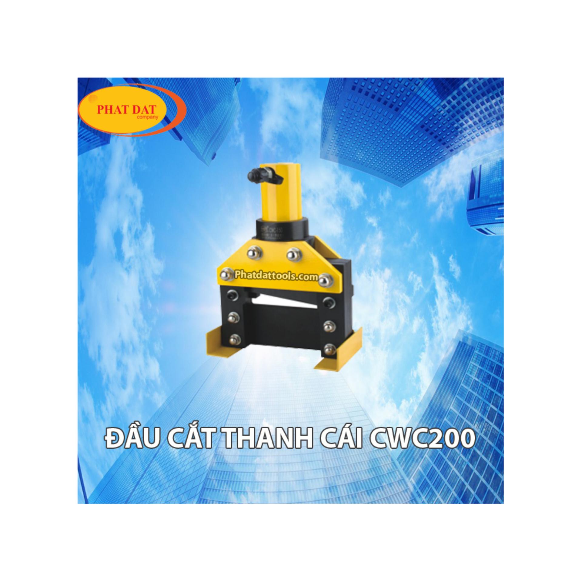 [Trả góp 0%]Máy cắt thanh đồng thủy lực CWC200
